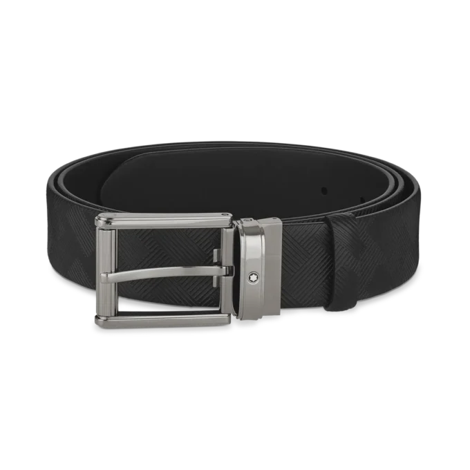 Ceinture en cuir noir de 35 mm Ceinture en cuir noir de 35 mm