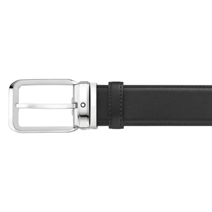 Ceinture en cuir noir de 35 mm Ceinture en cuir noir de 35 mm