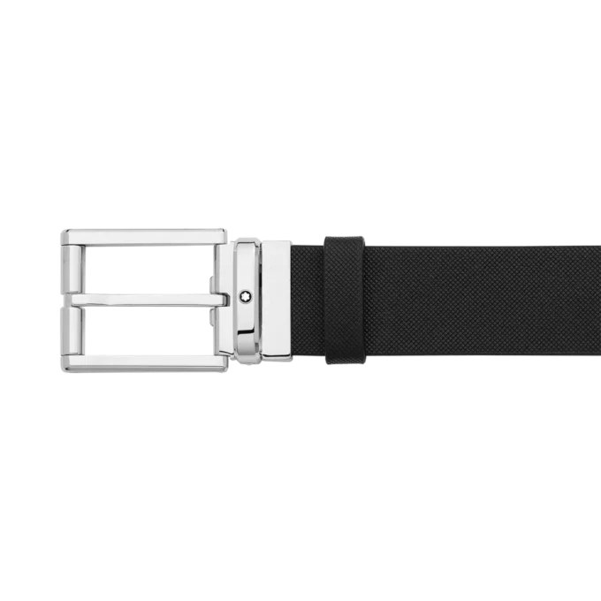 Ceinture en cuir noir de 35 mm Ceinture en cuir noir de 35 mm