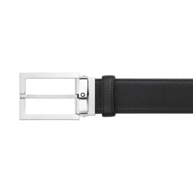 Ceinture en cuir noir de 35 mm Ceinture en cuir noir de 35 mm