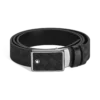 Ceinture réversible 35 mm en cuir Extreme avec plaque marquetée Ceinture réversible 35 mm en cuir Extreme avec plaque marquetée