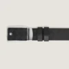 Ceinture réversible 35 mm en cuir Extreme avec plaque marquetée Ceinture réversible 35 mm en cuir Extreme avec plaque marquetée