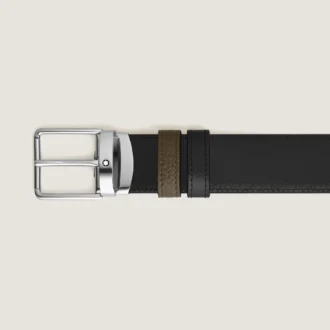 Ceinture réversible 35 mm en cuir grainé pour tous les jours