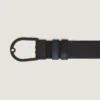 Ceinture réversible à boucle en fer à cheval 35 mm en cuir grainé Ceinture réversible à boucle en fer à cheval 35 mm en cuir grainé