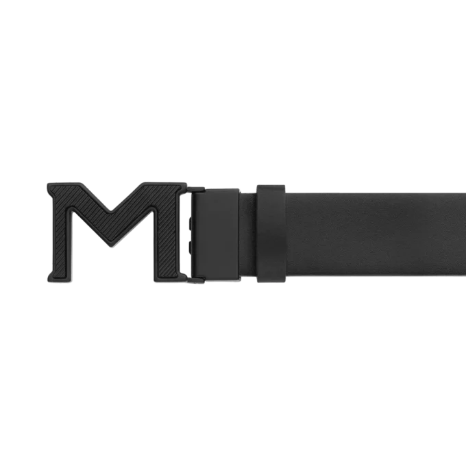 Ceinture réversible en cuir 35 mm M buckle Extreme 3.0 bleu/noir uni Ceinture réversible en cuir 35 mm M buckle Extreme 3.0 bleu/noir uni