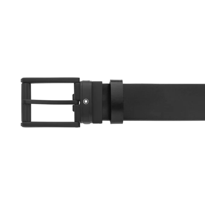 Ceinture réversible en cuir bleu/noir 35 mm Ceinture réversible en cuir bleu/noir 35 mm