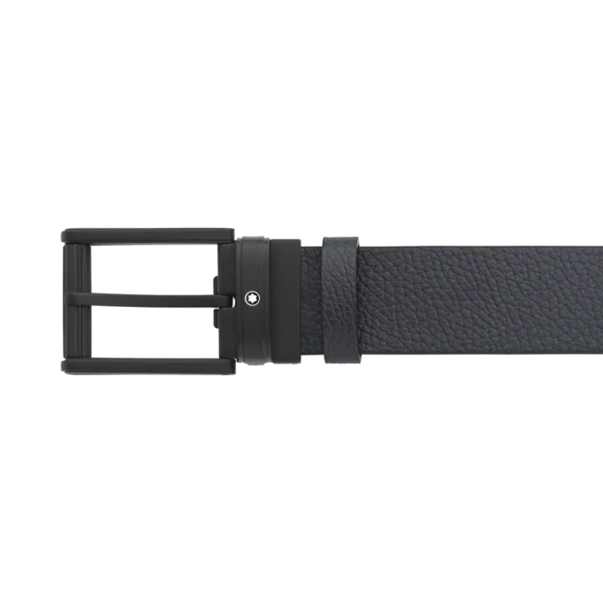 Ceinture réversible en cuir bleu/noir 35 mm Ceinture réversible en cuir bleu/noir 35 mm