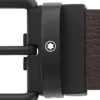 Ceinture réversible en cuir marron/noir 35 mm Ceinture réversible en cuir marron/noir 35 mm