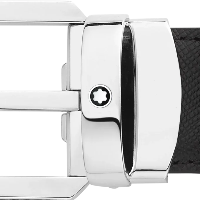 Ceinture réversible en cuir noir/marron 30 mm Ceinture réversible en cuir noir/marron 30 mm