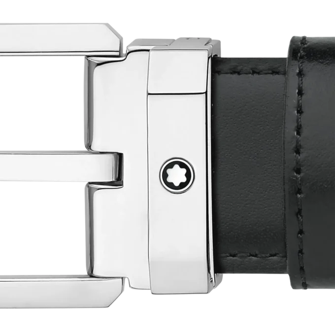 Ceinture réversible en cuir noir/marron 30 mm Ceinture réversible en cuir noir/marron 30 mm