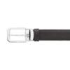 Ceinture réversible en cuir noir/marron 30 mm Ceinture réversible en cuir noir/marron 30 mm
