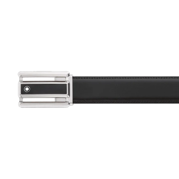 Ceinture réversible en cuir noir/marron 30 mm Ceinture réversible en cuir noir/marron 30 mm
