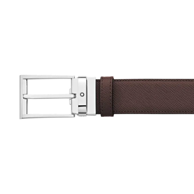 Ceinture réversible en cuir noir/marron 35 mm Ceinture réversible en cuir noir/marron 35 mm