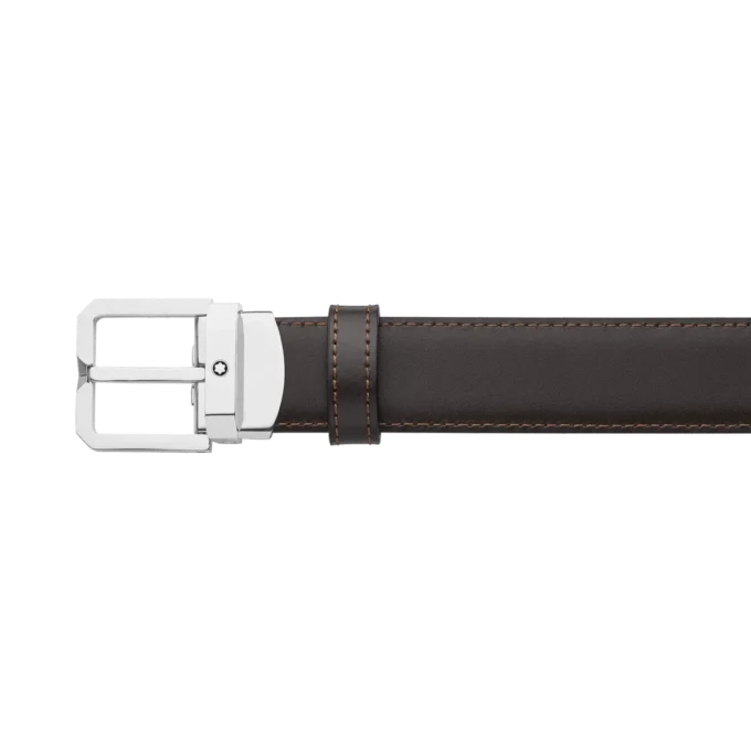 Ceinture réversible en cuir noir/marron de 30 mm Ceinture réversible en cuir noir/marron de 30 mm
