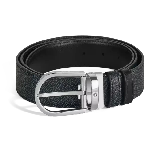 Ceinture réversible Horseshoe 35 mm en cuir Sartorial Ceinture réversible Horseshoe 35 mm en cuir Sartorial