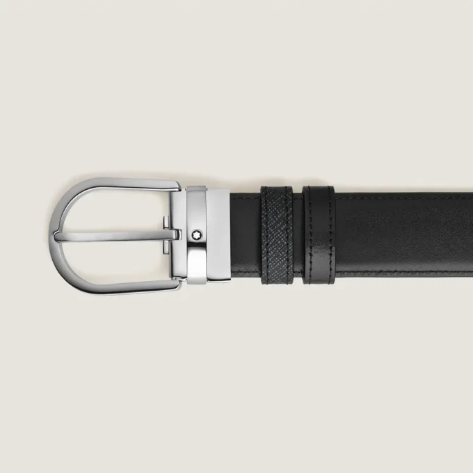 Ceinture réversible Horseshoe 35 mm en cuir Sartorial Ceinture réversible Horseshoe 35 mm en cuir Sartorial
