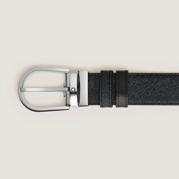 Ceinture réversible Horseshoe 35 mm en cuir Sartorial Ceinture réversible Horseshoe 35 mm en cuir Sartorial