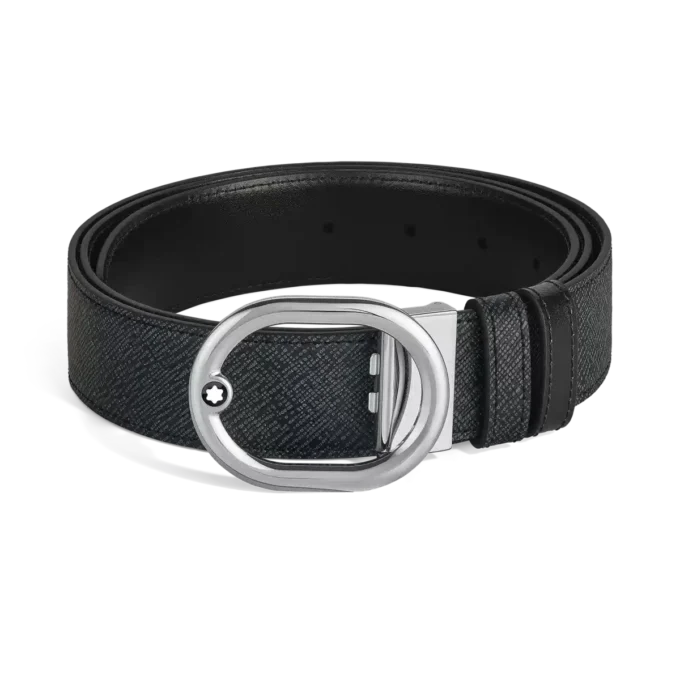 Ceinture réversible L’Ovale 35 mm en cuir Sartorial Ceinture réversible L’Ovale 35 mm en cuir Sartorial