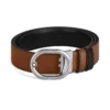 Ceinture réversible L’Ovale 35 mm en cuir Sartorial Ceinture réversible L’Ovale 35 mm en cuir Sartorial