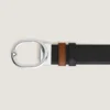 Ceinture réversible L’Ovale 35 mm en cuir Sartorial Ceinture réversible L’Ovale 35 mm en cuir Sartorial