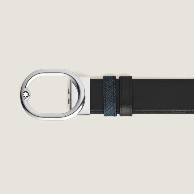 Ceinture réversible L’Ovale 35 mm en cuir Sartorial Ceinture réversible L’Ovale 35 mm en cuir Sartorial