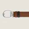 Ceinture réversible L’Ovale 35 mm en cuir Sartorial Ceinture réversible L’Ovale 35 mm en cuir Sartorial