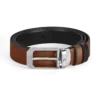 Ceinture réversible rectangulaire 30 mm en cuir Sartorial Ceinture réversible rectangulaire 30 mm en cuir Sartorial