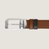 Ceinture réversible rectangulaire 30 mm en cuir Sartorial Ceinture réversible rectangulaire 30 mm en cuir Sartorial