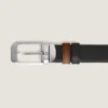 Ceinture réversible rectangulaire 30 mm en cuir Sartorial Ceinture réversible rectangulaire 30 mm en cuir Sartorial