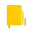 Coffret avec roller PIX jaune et carnet #146 jaune (ligné)