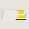 Coffret avec roller PIX jaune et carnet #146 jaune (ligné)