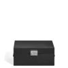 Coffret de collection pour montres en cuir noir