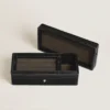 Coffret à stylos, cuir gaufré croco, noir Coffret à stylos, cuir gaufré croco, noir