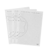 Feuilles carrées grand format
