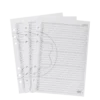 Feuilles de téléphone et d&rsquo;adresses grand format