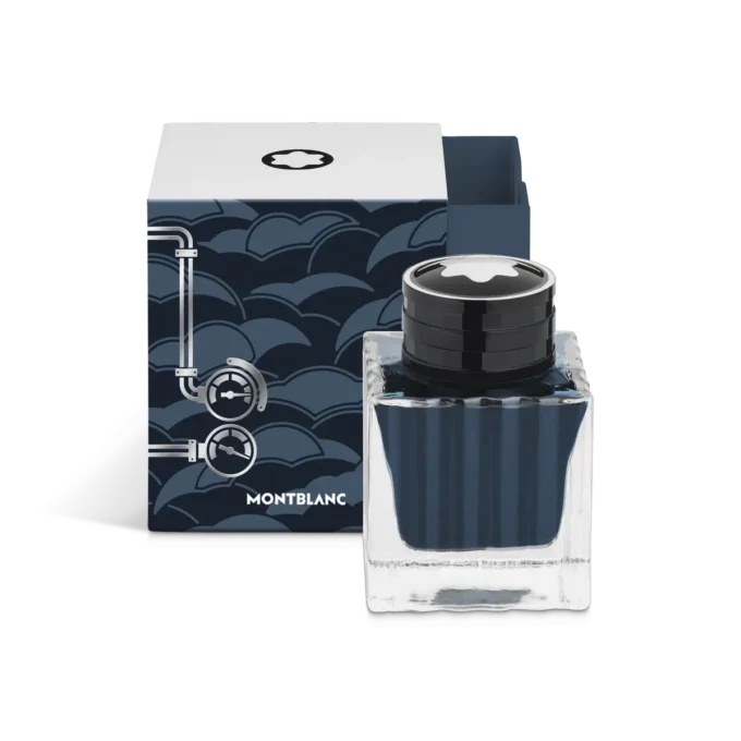 Flacon d’encre Meisterstück Around the World in 80 Days, bleu charbon – 50 ml Flacon d’encre Meisterstück Around the World in 80 Days, bleu charbon – 50 ml