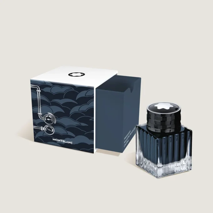 Flacon d’encre Meisterstück Around the World in 80 Days, bleu charbon – 50 ml Flacon d’encre Meisterstück Around the World in 80 Days, bleu charbon – 50 ml