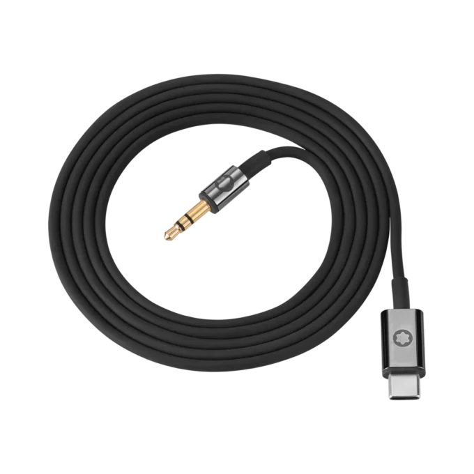 Jeu de câbles noir pour casque Montblanc MB 01