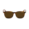 Lunettes de soleil carrées avec monture en acétate de couleur marron Lunettes de soleil carrées avec monture en acétate de couleur marron
