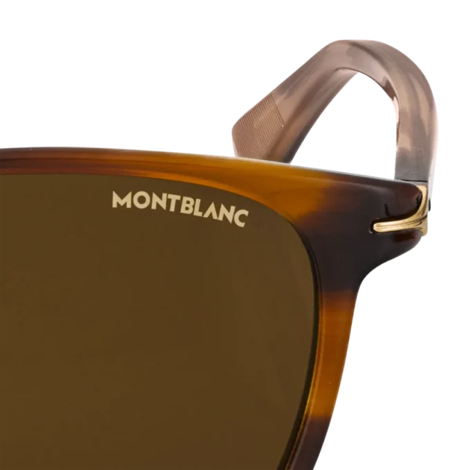 Lunettes de soleil carrées avec monture en acétate de couleur marron Lunettes de soleil carrées avec monture en acétate de couleur marron