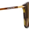 Lunettes de soleil carrées avec monture en acétate de couleur marron Lunettes de soleil carrées avec monture en acétate de couleur marron