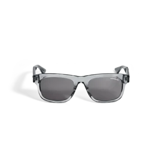 Lunettes de soleil carrées avec monture en acétate gris