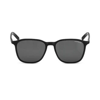 Lunettes de soleil carrées avec monture en acétate noir