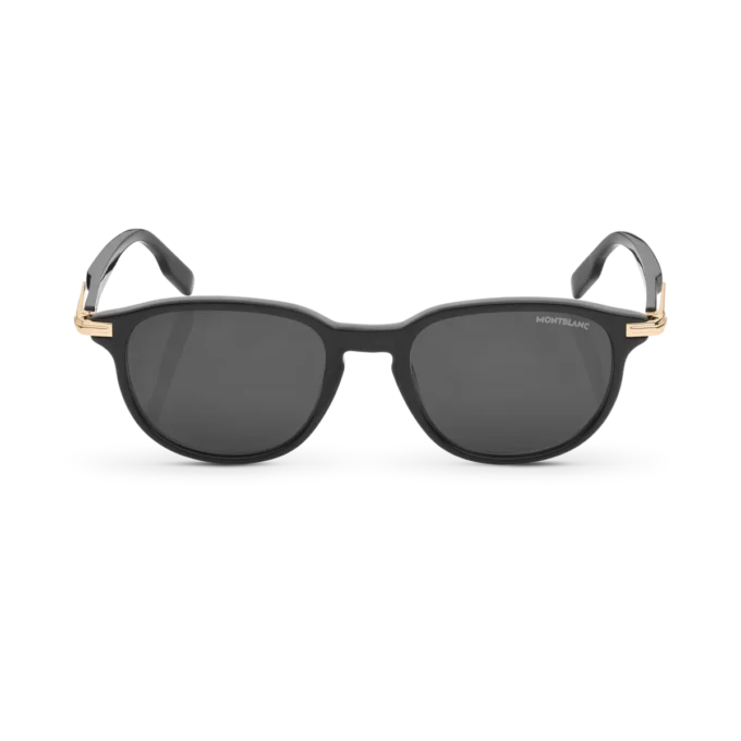 Lunettes de soleil carrées avec monture en acétate noir Lunettes de soleil carrées avec monture en acétate noir