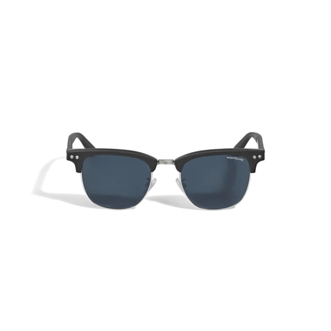 Lunettes de soleil carrées avec monture en acétate noir Lunettes de soleil carrées avec monture en acétate noir