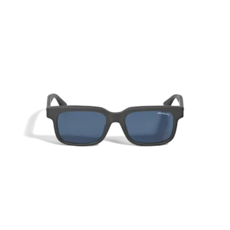 Lunettes de soleil carrées avec monture en acétate noir