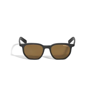Lunettes de soleil carrées avec monture en acétate noir