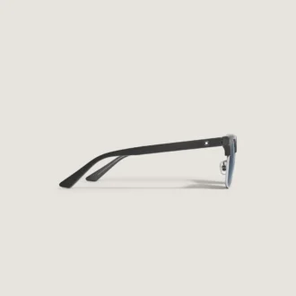 Lunettes de soleil carrées avec monture en acétate noir