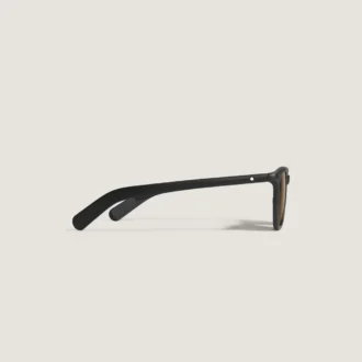 Lunettes de soleil carrées avec monture en acétate noir