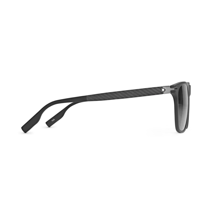 Lunettes de soleil carrées avec monture en acétate noir Lunettes de soleil carrées avec monture en acétate noir